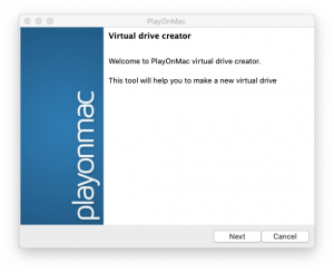 playonmac make shortcut for executable